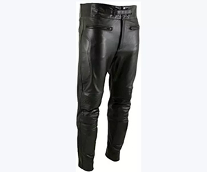 Pantalones de Cuero Vacuno para Hombre, Estilo Urbano, Rectos, de Alta Calidad con Bolsillos, Nueva Llegada, Gran Venta - Product Image 2