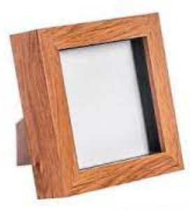 Handcrafted Wood Rectangular Photo <b>Frame</b> Rustic Wooden <b>Picture</b> <b>Frame</b> <b>for</b> Tabletop or <b>Wall</b> Home & Office Decoration - Product Image 1