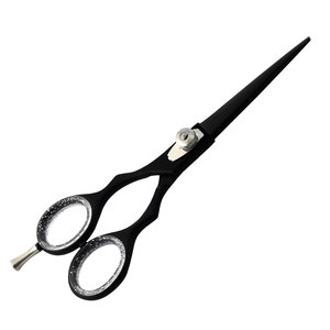 Professional Hair Scissors Stainless Steel Sharp <b>Blade</b> Long Handle Right Handed For <b>Barber</b> Use Low MOQ Training Use <b>Barber</b> Curvd - Product Image 4
