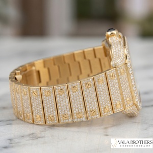 Reloj de Lujo Rolax con Diamantes, Oro Amarillo, Rectangular, Automático, Números Romanos, Cierre Desplegable, 40 mm - Product Image 5