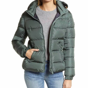 High Quality Custom Brand Logo Puffer Down <b>Jacket</b> Women Women's Thick Bubble Down <b>Jacket</b> Full Puffer <b>Jacket</b> - Product Image 5