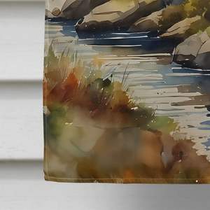 Kodiak oso Casa Grande bandera Multicolor porche manga poste decorativo patio Banner ilustraciones pared colgante hecho de poliéster - Product Image 4