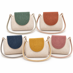 Customize Handcrafted Chunky Woven Jute <b>Summer</b> Lightweight Mini Beach Fashion <b>Tote</b> <b>Bag</b> for Women - Product Image 3