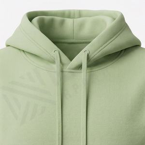 Sweat à capuche zippé intégral en molleton de coton épais et chaud pour homme, personnalisable, couleur personnalisée, effet 3D, coupe décontractée, grammage lourd - Product Image 4