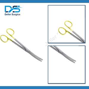 Ciseaux Mayo manuels de haute qualité, courbés, en acier inoxydable chirurgical Supercut, certifiés CE, kit chirurgical de classe II, chirurgie générale - Product Image 3