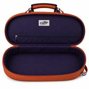 Bolsa de Lona Naranja Personalizada con Cierre de Cremallera, Bolsa Deportiva de Viaje, Impermeable, Gran Capacidad, Compartimento para Zapatos, Duradera y Portátil - Product Image 3