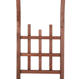Panchina ad Arco in Legno Stile Antico da 2,1 m per 2 Persone, Decorazione per Giardino, Patio, Prato, Pergolato e Piante Rampicanti - Product Image 3