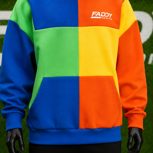 Sweat à capuche de ski imperméable personnalisé pour homme, coupe oversize, pull de snowboard patchwork, long, en polaire, streetwear, vêtements de sport d'hiver - Product Image 5