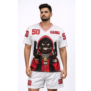 ชุดเสื้อและกางเกงอเมริกันฟุตบอลแบบกำหนดเอง ชุดกีฬาระบายอากาศได้ดี ชุดทีมแบบส่วนตัวสำหรับการฝึกซ้อมและการแข่งขัน - Product Image 2