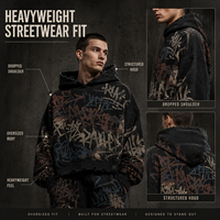 Sweat à capuche personnalisé avec strass, effet délavé, pour homme, coupe ample, style vintage streetwear, fabricant de marques privées