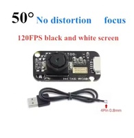 Stok USB Kızılötesi Gece Görüş Kamera Modülü Yüksek Hızlı Göz Takip İris Tanıma Sensörü 120FPS GC0308 HBVCAM 1914S V44