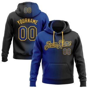 เสื้อฮู้ดผู้ชายสไตล์กระดาษฉีกขาด ดีไซน์ใหม่ ปักลาย 3 มิติ สีดำ-ทองเวกัส สำหรับฤดูใบไม้ร่วง ขายส่งโดยตรงจากโรงงาน - Product Image 3