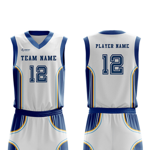 Ensemble d'uniformes de basketball réversibles, maillots d'équipe personnalisés, 100% polyester, respirant, sans manches, séchage rapide, vêtements de sport - Product Image 4