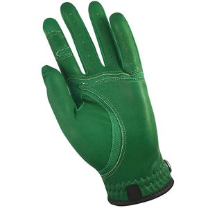 Luxury Sports Unisex Golf Gloves <b>Velcro</b> <b>Strap</b> Closure Type Lightweight Non Slip Breathable Genuine Leather With Custom Color - Product Image 2