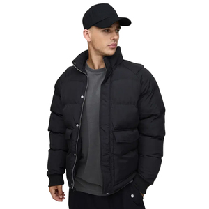 ผู้ผลิตเสื้อแจ็คเก็ตพัฟเฟอร์น้ำหนักเบาแบบพับได้สำหรับผู้ชายรุ่นใหม่  เสื้อโค้ทบุใยสังเคราะห์กันน้ำแบบสั่งทำพิเศษสำหรับชุดกีฬากลางแจ้ง - Product Image 2