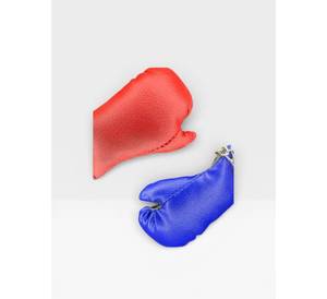 PU Leather <b>Mini</b> Boxing Gloves Keychain Durable 3D Fighting Glove <b>Keyring</b> Pendant for Sports Fans Souvenirs & Promotional Gifts - Product Image 3