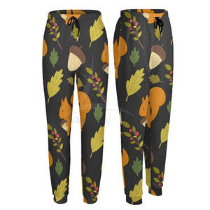 Pantalones de Mujer para Otoño, Estampado Animal, Largos hasta el Tobillo, con Cintura Ajustable con Cordón, Tejido Casual, Corte Regular, Material de Poliéster - Product Image 3