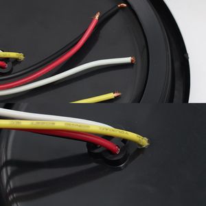 4 Pezzi Luci Posteriori Rotonde a LED da 4 Pollici con Anello in Gomma, 16 LED, 12V, Luce di Stop e Indicatore Bicolore per Rimorchi e Camion - Product Image 5