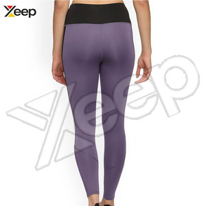 Leggings de fitness pour femmes les plus populaires, coupe ajustée, taille élastique, couleur unie, respirants, séchage rapide, service OEM marque privée - Product Image 6