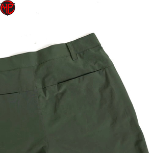 Pantalones Cortos Deportivos de Nailon Verde 2027 para Hombre, de Secado Rápido, Transpirables, con Cierre de Cremallera, Bolsillos Casuales, para Golf, con Logotipo Personalizado - Product Image 4