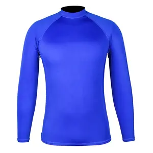 Venta al por mayor OEM sublimación impresa manga larga Rash Guard mujeres traje de baño personalizado Rashguard