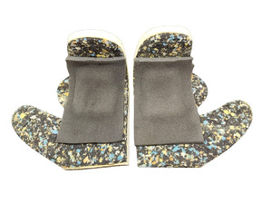 Gants de boxe en cuir bordeaux et noir avec fermeture Velcro et sangle de poignet réglable pour adultes – Équipement d'entraînement - Product Image 5