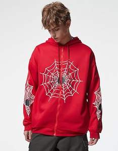 Sudadera con Capucha Personalizada Rosa de Alta Calidad 1.1 Spider 555, Cumple con Stock X, Impresión Puff, Fabricante, Unisex - Product Image 4