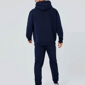 ชุดแทรคสูทผู้ชายทรงหลวมปักลายโลโก้แบบสตรีทแวร์ แต่งลายปะติด ทรงสลิมฟิต แขนยาวทรงบาน - Product Image 2