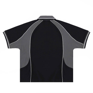 เสื้อฟุตบอลดีไซน์วินเทจแบบคลาสสิค ลายทางสีดำ สำหรับเยาวชนและผู้ชาย คอปกโปโล สไตล์เรโทร - Product Image 4