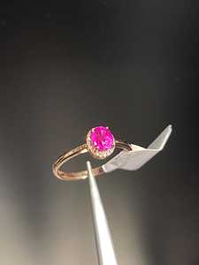 แหวนเงินแท้ 925 ชุบทอง ประดับทับทิมทรงรัศมี ดีไซน์หรูหรา ระดับพรีเมียม สำหรับของขวัญเครื่องประดับวินเทจสำหรับผู้หญิงที่ได้รับการรับรอง - Product Image 6