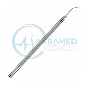 Vente en gros d'instruments ophtalmiques vétérinaires en acier inoxydable de 7 mm, certifiés CE ISO, Bechert Nucleus Rotator, pour usage sur les animaux de grande taille, crochet oculaire - Product Image 6