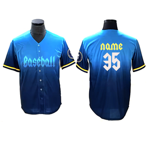 Good Quality <b>Baseball</b> Jerseys Team Wear <b>Baseball</b> Uniform Set Wholesale and Low Price <b>Baseball</b> Jersey - Product Image 3