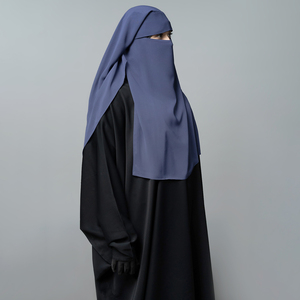 Niqab Modesto para Mujeres Musulmanas, Cubre Rostro de Color Sólido, Transpirable y Cómodo, Velo Islámico para Uso Diario - Product Image 5