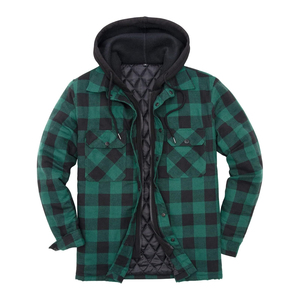 Customized Flannel Hoodies Design Printed Men's Hoodies Most Selling Top Quality Casual High Street Fashion Wear Flannel Hoodies - Product Image 1