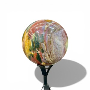 Esfera de Jaspe Unicornio Natural de 30 cm, Hecha a Mano, de Gran Tamaño, Pulida, Bola de Cristal de Jaspe Oceánico, Pieza Coleccionable Rara, Precio de Fábrica - Product Image 2