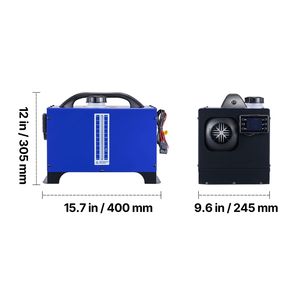 Riscaldatore ad Aria Diesel Portatile 8KW, 12V/24V DC, Telecomando, Display LCD, Componenti per Camper, Riscaldamento Rapido, Bassa Rumorosità - Product Image 5