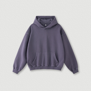Ensemble sweat à capuche et pantalon de jogging oversize en coton épais pour homme, style streetwear automne, effet délavé soleil, 400 g/m², délavé à l'acide, effet vieilli - Product Image 4