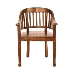 Sillón de Ratán Moderno de Mediados de Siglo, Estructura de Madera Maciza con Patas en V, Asiento de Diseño Artesanal para Hotel, Restaurante, Salón - Product Image 5