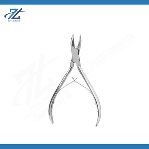 Professional Cuticle Nipper Stainless Steel <b>Nail</b> Cutter Wide Jaw Curved Blade Manicure Pedicure <b>Nail</b> Care <b>Tool</b> Made Pakistan - Product Image 2
