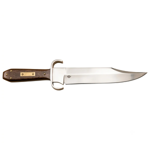 Cuchillo LEGACY BLADES con mango de madera, hoja de acero al carbono, hoja fija, para caza y camping, supervivencia al aire libre, grado industrial. - Product Image 1