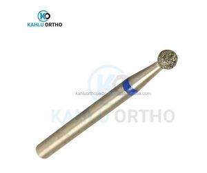 ชุดอุปกรณ์ฝังรากฟันเทียม หัวบอลกลม FG Burs สำหรับเครื่องมือความเร็วสูง 10 ชิ้น ปลอดเชื้อ ผลิตจากเหล็กกล้าโดย KAHLU ORTHOPEDIC - Product Image 2