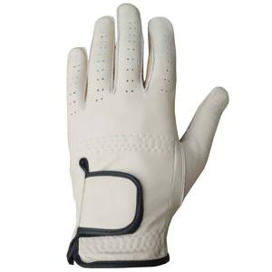 Leather golf gloves customize logo customize color customize size high quality product sheep skin strap closure - Product Image 1