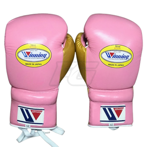 Gants de boxe à séchage rapide en cuir de vachette premium, à lacets, pour entraînement et compétition, personnalisables - Product Image 5