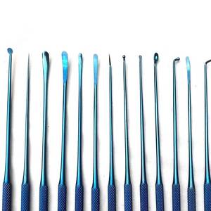 Ensemble de micro-dissecteurs Rhoton, 20 pièces, revêtement bleu ou acier inoxydable de qualité, instruments microchirurgicaux pour neurochirurgie, kit de chirurgie cérébrale et vertébrale - Product Image 3