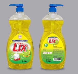 Top Seller OEM Factory-Priced LIX Eco-Friendly Disposable <b>Liquid</b> Lemon Dish Soap 5%-15% Active Ingredient - Product Image 1
