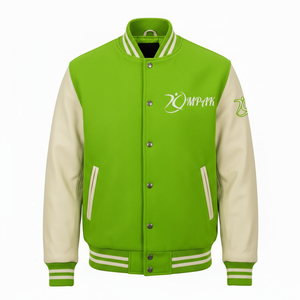 Authentic Winter Fashion Varsity <b>Jacket</b> Hooded Unisex Front Logo Heated Breathable Eco-Friendly Quick Dry - Product Image 1