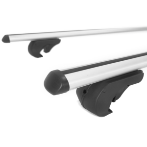 Portaequipajes de aluminio multiajuste con rieles laterales Portaequipajes para techo de automóvil - Product Image 1