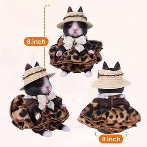 Muñeca Conejita Mini de Babeside, 8 Pulgadas, Linda Muñeca de Conejo, Juguete Interactivo de Vinilo Suave para Niños Mayores de 3 Años - Product Image 5