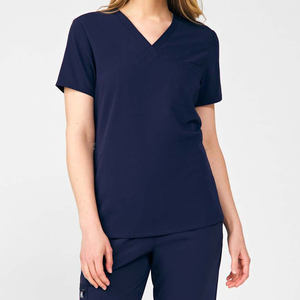 Classic Women Medical <b>Scrubs</b> <b>Set</b> Nurse Uniform Breathable Hospital Nursing <b>Scrub</b> Suit Wholesale Custom Logo Blue <b>Scrub</b> For Women - Product Image 3
