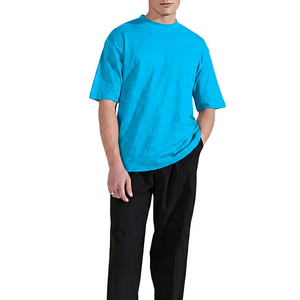 T-shirt ample et respirant 100 % coton, 250 g, coupe large BF, pour homme, vente en gros - Product Image 6